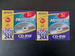 2x5 Memorex CD-RW, Computers en Software, Beschrijfbare discs, Nieuw, Cd, Ophalen of Verzenden, Herschrijfbaar