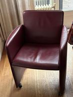 6 stuks eetkamer stoelen, Ophalen, Gebruikt, Leer, Vijf, Zes of meer stoelen