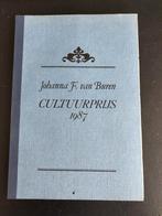Johanna van Buren Cultuurprijs 1987, Boeken, Gedichten en Poëzie, Ophalen of Verzenden, Zo goed als nieuw
