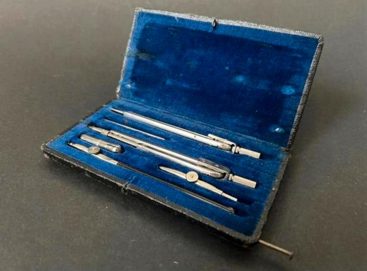 Antieke Passerset, Antiek en Kunst, Antiek | Kantoor en Zakelijk, Ophalen of Verzenden