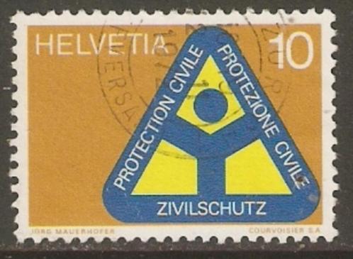 Zwitserland 1972   Vignet   975, Postzegels en Munten, Postzegels | Europa | Zwitserland, Gestempeld, Verzenden