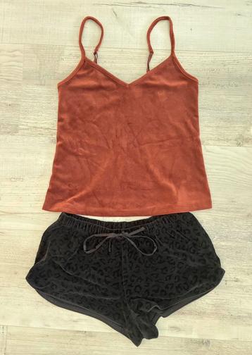 Nachtkleding Hunkemöller velours koraal XS/S beschikbaar voor biedingen