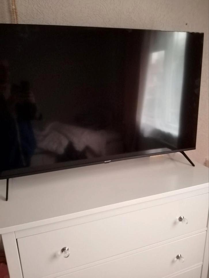 Sharp 4K UHD TV 50 inch - Prachtige Beeldkwaliteit!, Audio, Tv en Foto, Televisies, Zo goed als nieuw, LED, 100 cm of meer, 4k (UHD)