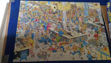 Jan van Haasteren Kassa erbij! 1000 stukjes Puzzel beschikbaar voor biedingen