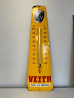 VEITH banden oude emaille thermometer XL, Reclamebord, Gebruikt, Ophalen of Verzenden