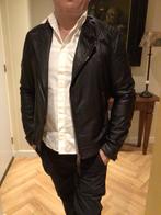 Replay leren heren bikerjas, Maat 52/54 (L), Zwart, Nieuw, Ophalen of Verzenden