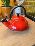 Le creuset fluitketel, 1 tot 2 liter, Ophalen of Verzenden, Gebruikt