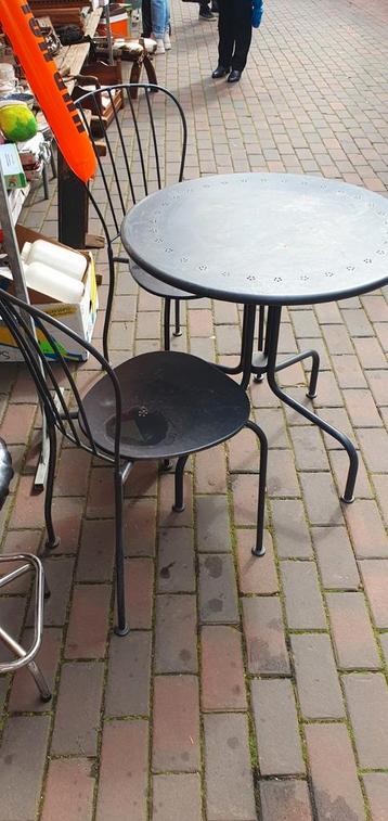 bistrosetje tafel + 2 stoelen