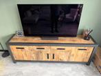 Dressoir TV meubel old teak, Ophalen, Old teak, Zo goed als nieuw, 200 cm of meer