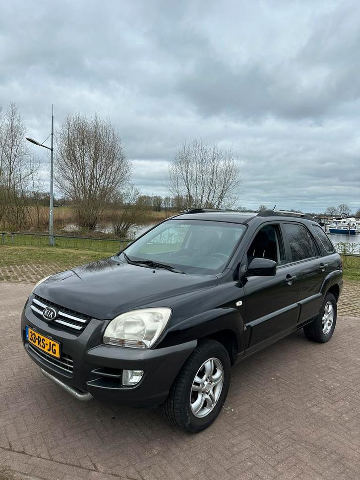 Kia Sportage 2.0 2WD 2005 Zwart, Auto's, Kia, Particulier, Sportage, Benzine, C, SUV of Terreinwagen, Handgeschakeld, Origineel Nederlands