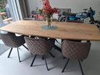 Eiken eettafel deens ovaal - 240x100cm, Ophalen of Verzenden, Nieuw, Industrieel