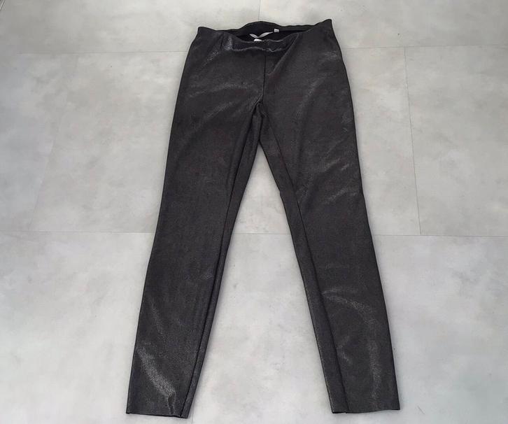 Zwarte glanzende legging/trekking van Moscow in maat L, Kleding | Dames, Broeken en Pantalons, Nieuw, Maat 42/44 (L), Zwart, Lang
