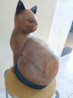 Houten poes, Ophalen of Verzenden, Zo goed als nieuw, Dier