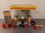 Playmobil Shell Benzine Station Poppetjes Onderdelen 15,95, Verzenden, Gebruikt, Complete set