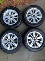 VW golf 5 6 7 of caddy velgen 5x112 plus winterbanden, Auto-onderdelen, Banden en Velgen, 15 inch, Banden en Velgen, Gebruikt