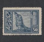 1932 30c-RHODOS/RODI Italiaanse kolonie-EGEO, Ophalen of Verzenden