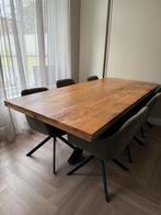 Eettafel met 6 stoelen - Stijlvol en comfortabel, Huis en Inrichting, Ophalen, Gebruikt, 150 tot 200 cm, 200 cm of meer