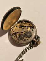 Antiek Zilveren Zakhorloge Cylindra, Antiek en Kunst, Ophalen of Verzenden