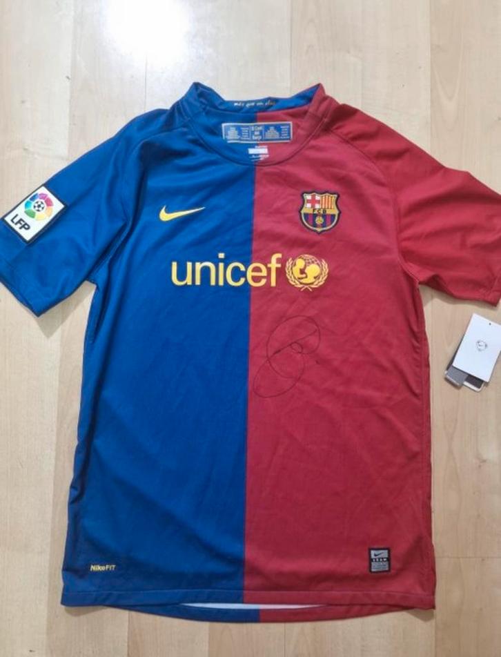 Gesigneerd Xavi voetbalshirt - FC Barcelona - 2009, Verzamelen, Sportartikelen en Voetbal, Zo goed als nieuw, Shirt, Buitenlandse clubs