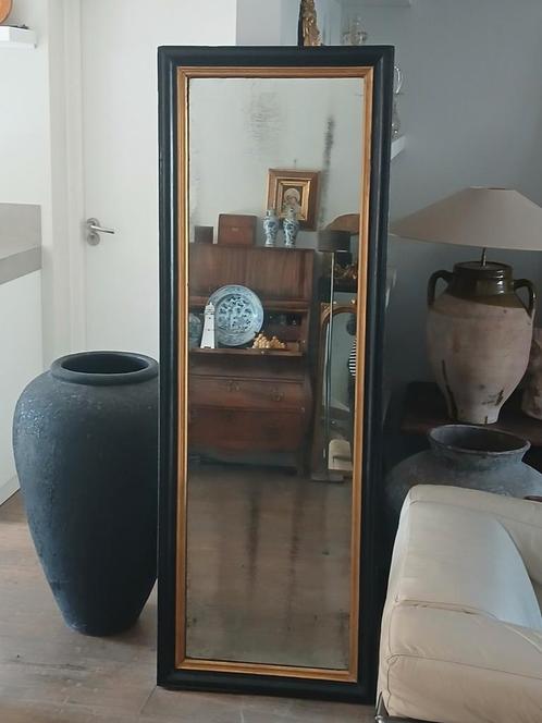 Stijlvolle Grote Antieke Franse Spiegel, Huis en Inrichting, Woonaccessoires | Spiegels, Zo goed als nieuw, 50 tot 75 cm, Minder dan 100 cm