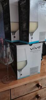 Vivo Villeroy & Boch witte wijn glazen (9x), Huis en Inrichting, Ophalen, Glas of Glazen, Effen, Glas