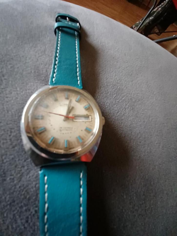 Vintage Ancre Mechanisch Polshorloge, Sieraden, Tassen en Uiterlijk, Horloges | Heren, Gebruikt, Polshorloge, Overige merken, Staal