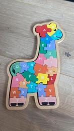 Gratis Leuke houten a tot z puzzel zie tekst, Ophalen of Verzenden, Zo goed als nieuw