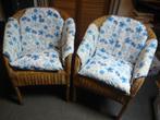 Mooie Rotan stoelen (2 Stuks), Huis en Inrichting, Ophalen, Twee, Bruin, Zo goed als nieuw