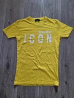 Geel shirt Dsquared2, maat 164, Ophalen of Verzenden, Zo goed als nieuw, Jongen, Shirt of Longsleeve
