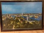 Schilderij Skyline Rotterdam, Ophalen of Verzenden