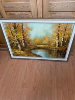 Schilderij herfstlandschap, Antiek en Kunst, Ophalen