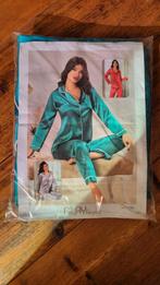 Nilay Lingerie Turquoise Satijnen Pyjama - XL, Kleding | Dames, Pyjama's, Nilay Lingerie, Ophalen of Verzenden, Nieuw, Maat 46/48 (XL) of groter