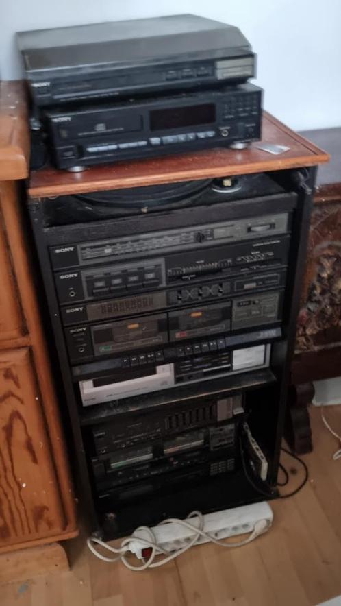 Complete vintage SONY HiFi-set (cassette, tuner, versterker,, Audio, Tv en Foto, Stereo-sets, Gebruikt, Cassettedeck, Cd-speler