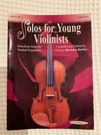 Solos for young violinists volume 2, Klassiek, Les of Cursus, Ophalen of Verzenden, Zo goed als nieuw