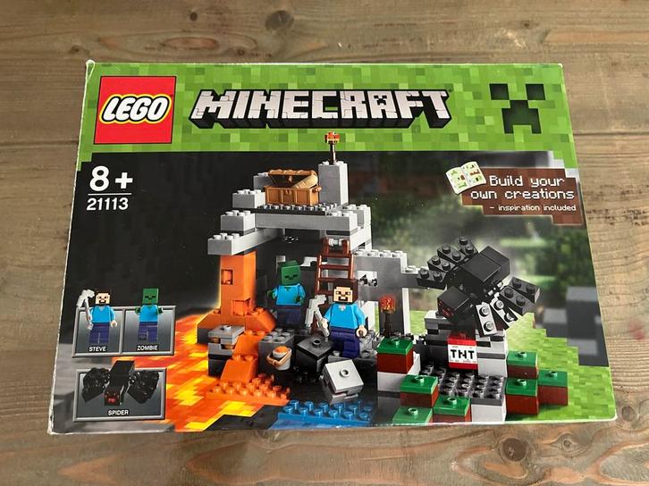 LEGO Minecraft 21113 - De Grot, Kinderen en Baby's, Speelgoed | Duplo en Lego, Zo goed als nieuw, Lego, Complete set, Ophalen of Verzenden