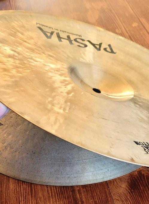 Pasha Cymbals/Bekken Set (Zildjian, Sabian, Paiste, Meinl), Muziek en Instrumenten, Drumstellen en Slagwerk, Gebruikt, Overige merken