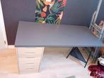 Bureau alex, met 1 kastje en een metalen poot, Huis en Inrichting, Ophalen, Gebruikt, Bureau