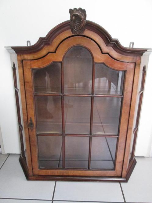 Antieke vitrinekast.  Begin 1900, Antiek en Kunst, Antiek | Meubels | Kasten, Ophalen