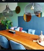 Boomstamtafel, Huis en Inrichting, Tafels | Eettafels, Ophalen, Rechthoekig, 200 cm of meer, 100 tot 150 cm