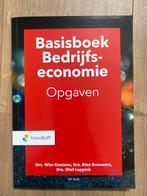 Basisboek Bedrijfseconomie Opgaven 12e druk, HBO, Noordhoff Uitgevers, Gamma, Ophalen