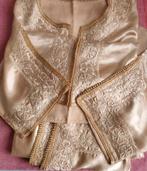 Nieuwe Marokkaanse Jabador Tweedelig Pak, Kleding | Dames, Ophalen, Overige typen, Naamloos merk, Beige