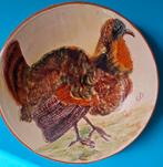 Wandbord. Corrie Demmink (1895-1969). Kalkoen. Ca '30.  31cm, Antiek en Kunst, Ophalen