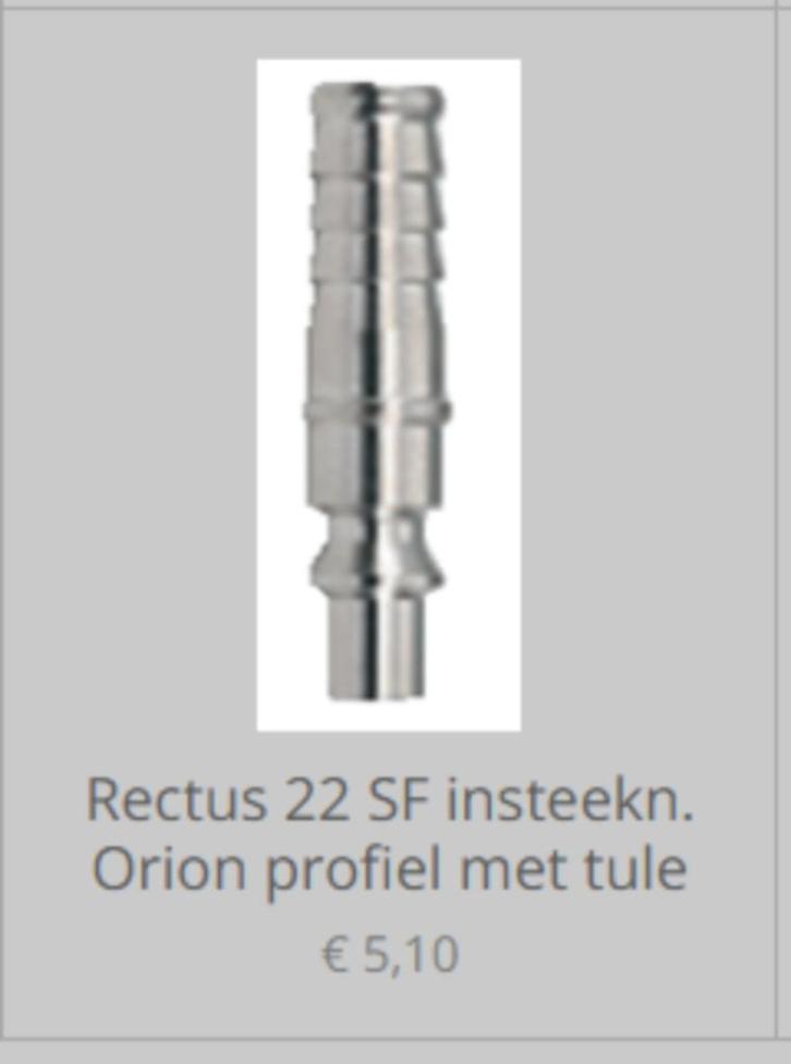 Rectus 22 SF insteekn. Orion profiel met tule, Doe-het-zelf en Verbouw, Gereedschap | Handgereedschap, Nieuw, Ophalen of Verzenden