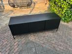 Tv meubel basic label zwart 150 cm, Huis en Inrichting, Kasten | Televisiemeubels, Ophalen, Gebruikt, 100 tot 150 cm, Minder dan 100 cm