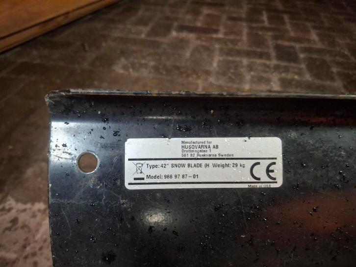Husqvarna Sneeuwschuif, Tuin en Terras, Veegmachines, Ophalen of Verzenden