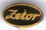 ZETOR zwart email op koper tractor speldje ( E_197a ), Verzamelen, Verzenden, Nieuw, Transport, Speldje of Pin