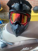 Raven crosshelm + bril- maat L, Ophalen, Tweedehands, Offroadhelm, Overige merken