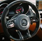 Mercedes stuur AMG logo carbon