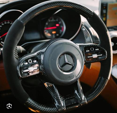 Mercedes stuur AMG logo carbon, Auto-onderdelen, Besturing, Mercedes-Benz, Nieuw, Ophalen of Verzenden