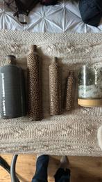 Vazen set x 3  Riverdale vaas grijs of kaarsen licht, Ophalen, Overige kleuren, Aardewerk of Porselein, Zo goed als nieuw